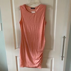 Coral summer dress